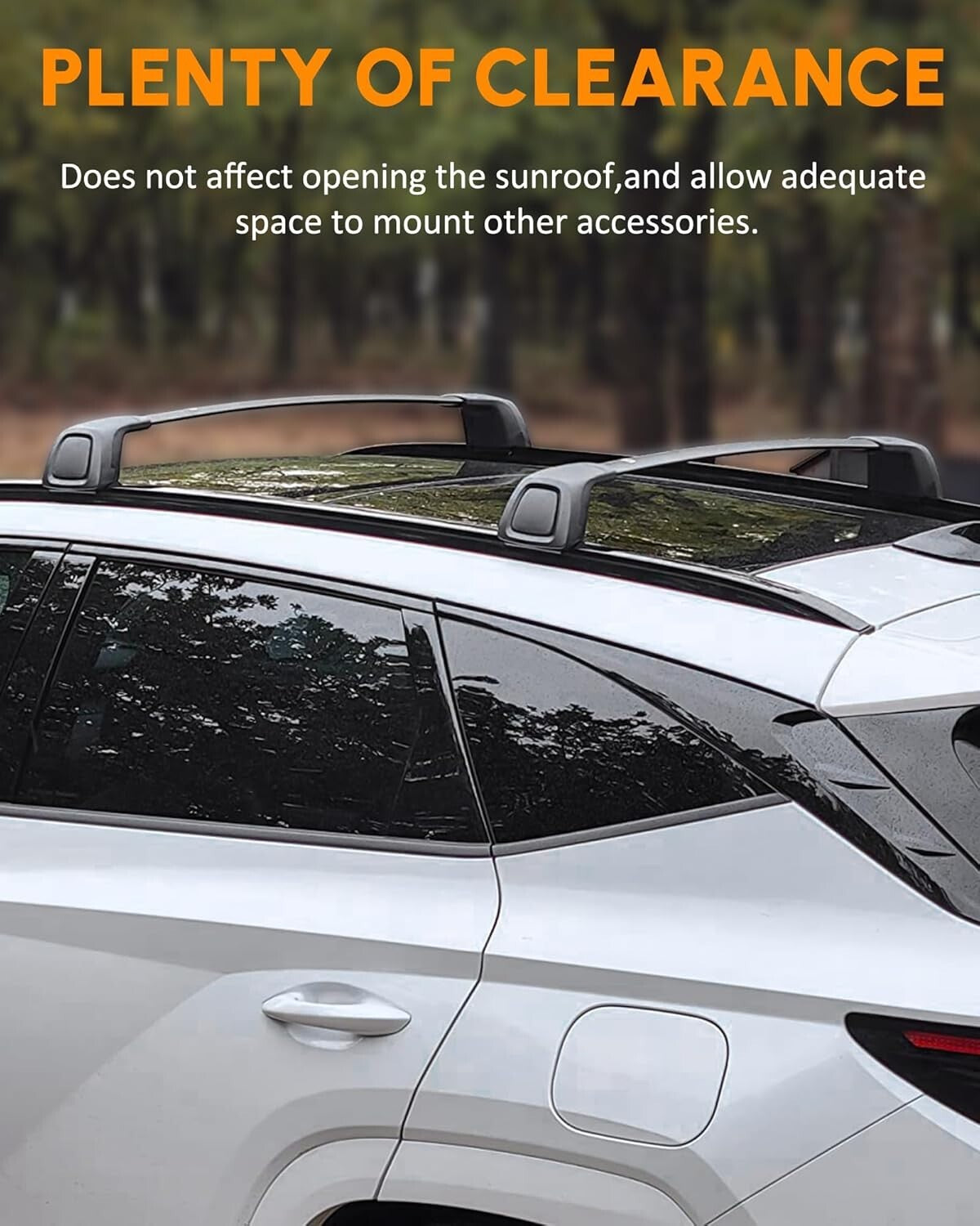 Aerodynamic Cargo Crossbars for Kia Sorento with Flush Side Rails (2021-2025)