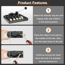 Load image into Gallery viewer, Professional Jewelry Making Ring Bender with Solid Steel and Nylon Stencils