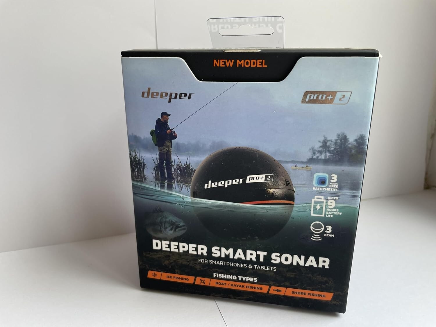 2.4-Inch GPS Enabled Fish Finder with Real-Time Depth and Targeting Features