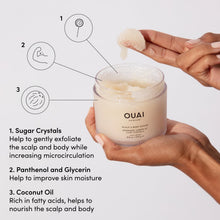 Load image into Gallery viewer, Rose-Scented Scalp &amp; Body Scrub - Gentle Exfoliant with Sugar &amp; Coconut Oil