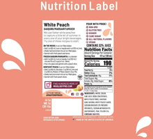 Load image into Gallery viewer, Premium California White Peach &amp; Key Lime Drink Mix - 1L Bottles, 6 Pack