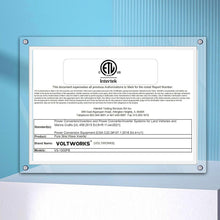 Load image into Gallery viewer, 1000W Pure Sine Wave Inverter - ETL Certified, LCD Display, Ideal for RVs