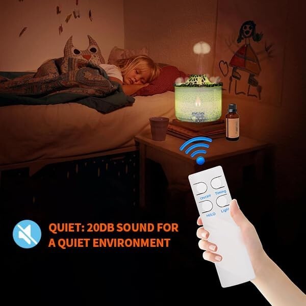 Stylish Essential Oil Diffuser with 360ML Capacity & Automatic Shut-Off Feature