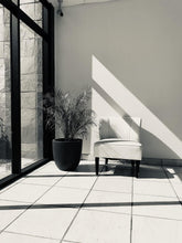 Load image into Gallery viewer, Elegant 14" Diameter Concrete Planter with Rubber Plug - Perfect for Every Space