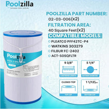 Load image into Gallery viewer, Watkins-Compatible 2-Pack Spa Filter Cartridges - Easy Maintenance &amp; Quality