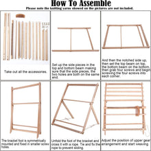 Load image into Gallery viewer, Traditional Weaving Loom with Stand - Extra-Large Frame for Creative Projects