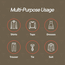 Load image into Gallery viewer, Space-Saving Plastic Hangers 120 Pack - Non-Slip Design for All Clothing Types