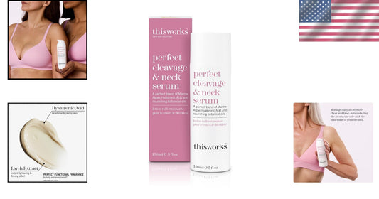 Gentle Anti-Aging Neck Serum for All Skin Types - Hydrates & Smoothens - 5 fl oz