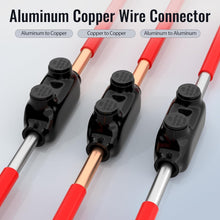 Load image into Gallery viewer, Quick Connect Dual Port Electrical Connectors for 1/0-14 AWG Wires - 6 Count