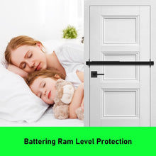 Load image into Gallery viewer, Lifetime Warranty Door Security Bar - Solid Metal with Finger Lock Feature