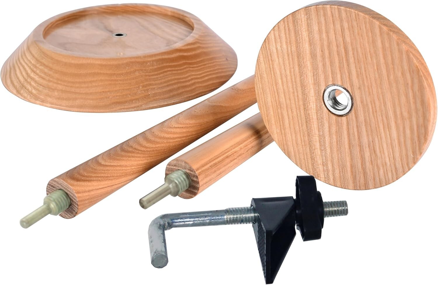 Versatile Yarn Holder with Bearing Spinner & Table Clamp for Jumbo Yarn Projects