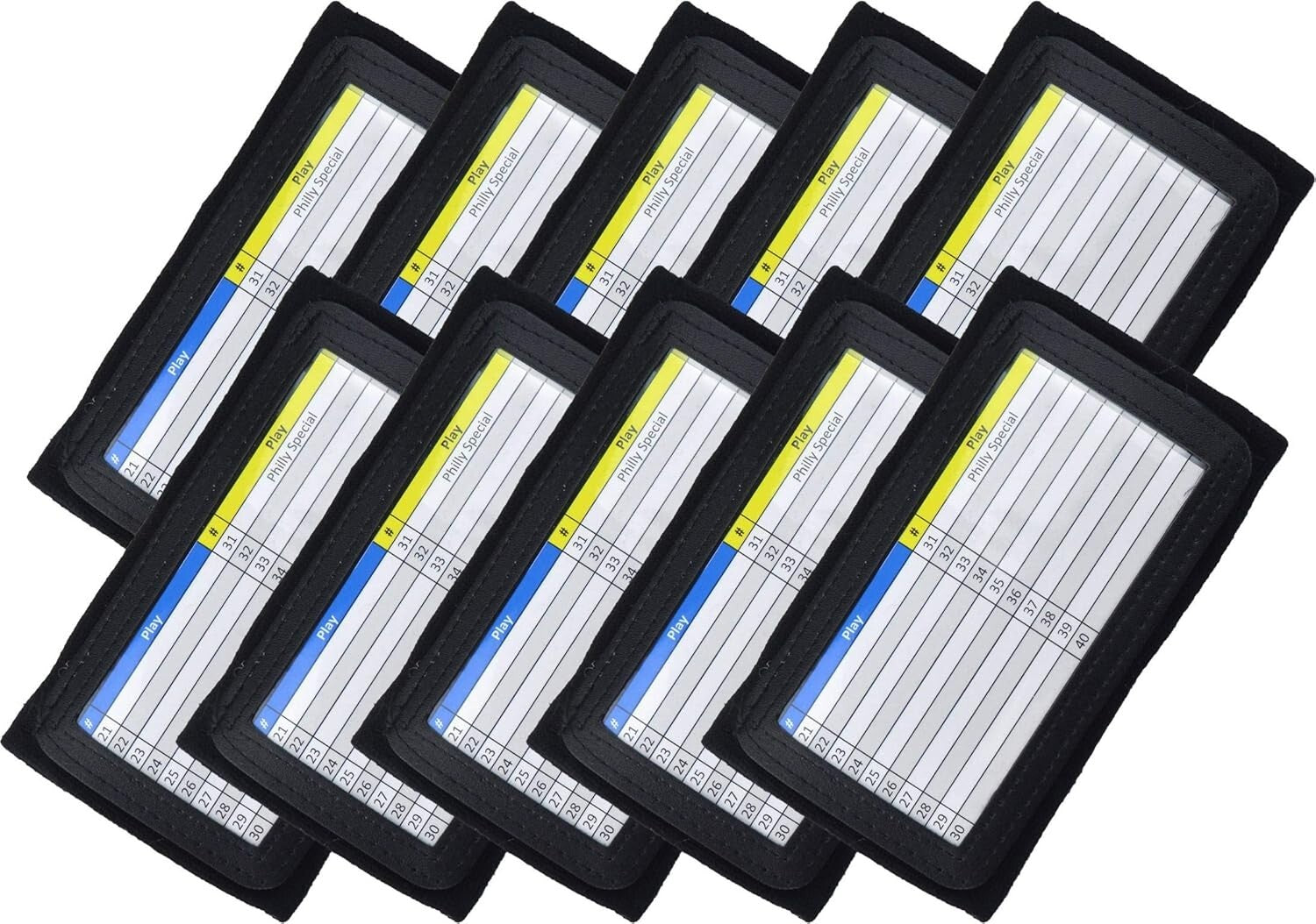 Pack of 10 Youth Wristbands for Football & Baseball - Triple Play Coach System