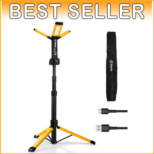 High-Power Work Light with Detachable Tripod - Ideal for Indoor & Outdoor Use