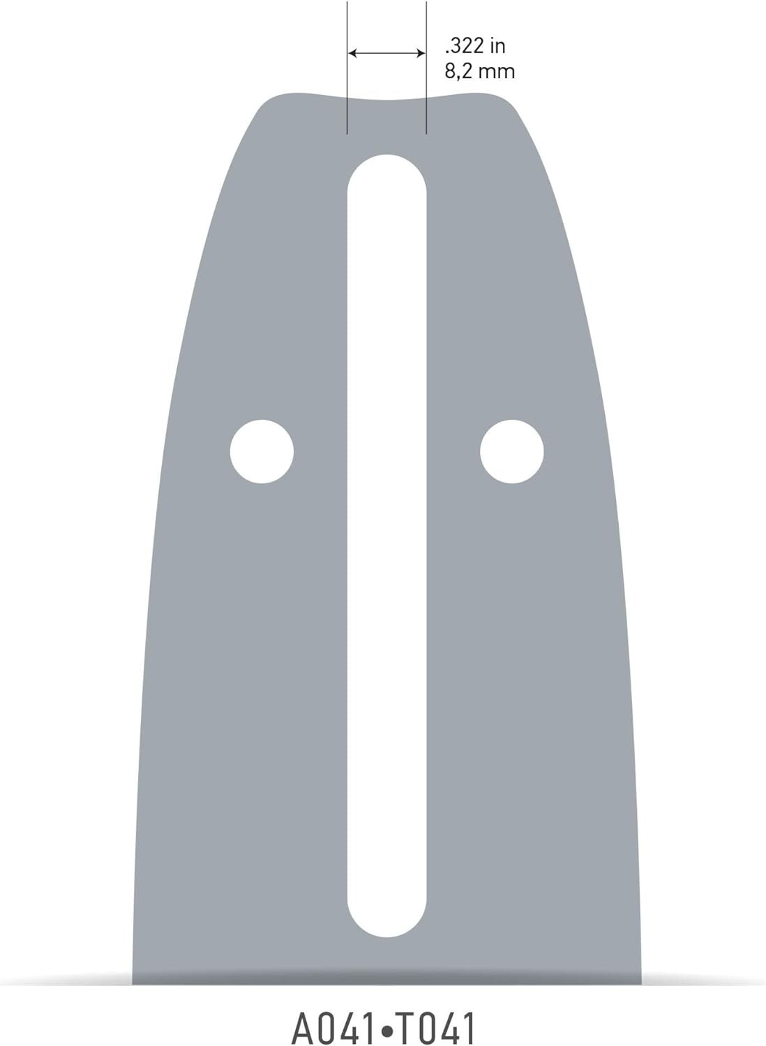 AdvanceCut 18" Chainsaw Guide Bar & Low Kickback Chain for Optimal Performance