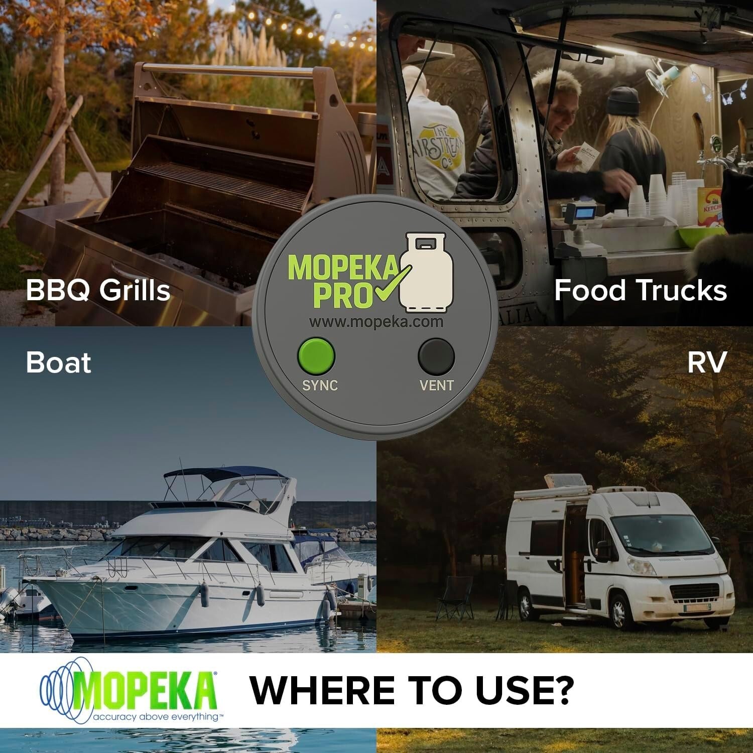 Advanced Ultrasonic Propane Tank Indicator with App - Precise and Convenient