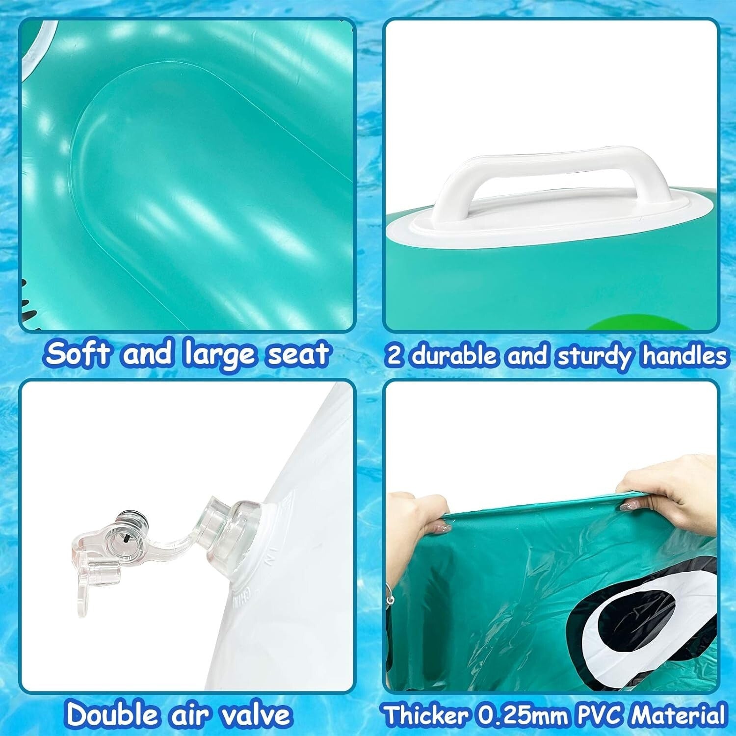 Durable Inflatable Dinosaur Pool Float for Kids and Adults – 441 lbs Capacity!