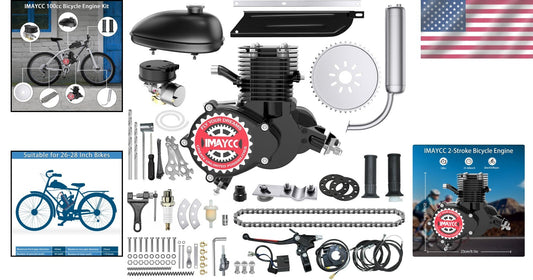 2-Stroke Gas Bicycle Engine Kit for 26-28" Bikes - Enhance Your Ride Today!