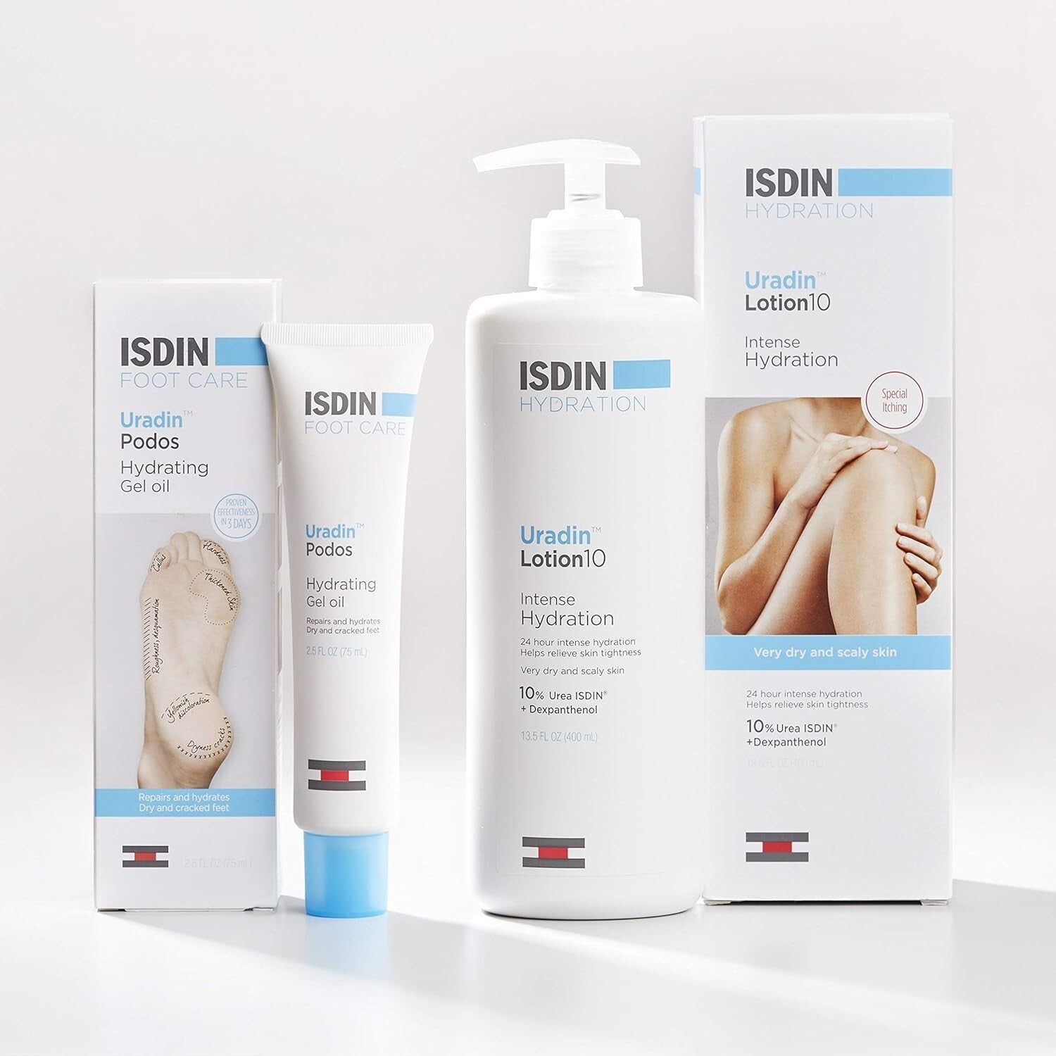 Fast Absorbing Foot Care Cream with Lactic Acid for Dry, Cracked Skin - 75ml