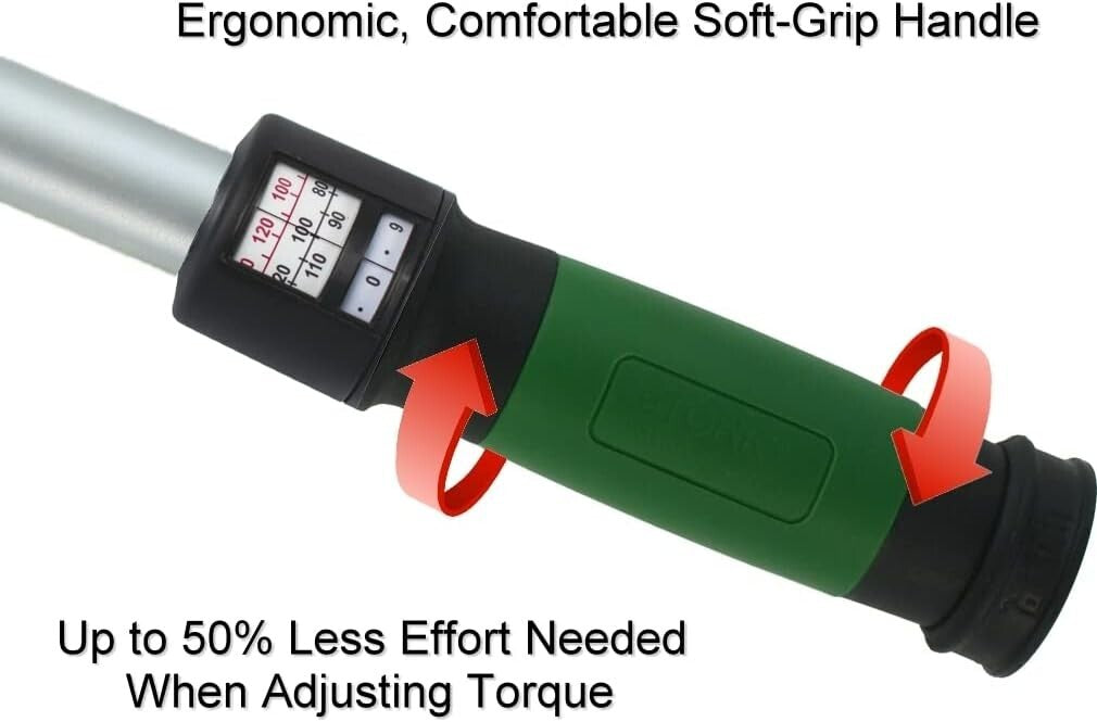 Alloy Steel 1/2-Inch Drive Torque Wrench - 50-250 ft.-lb., Mechanic's Essential