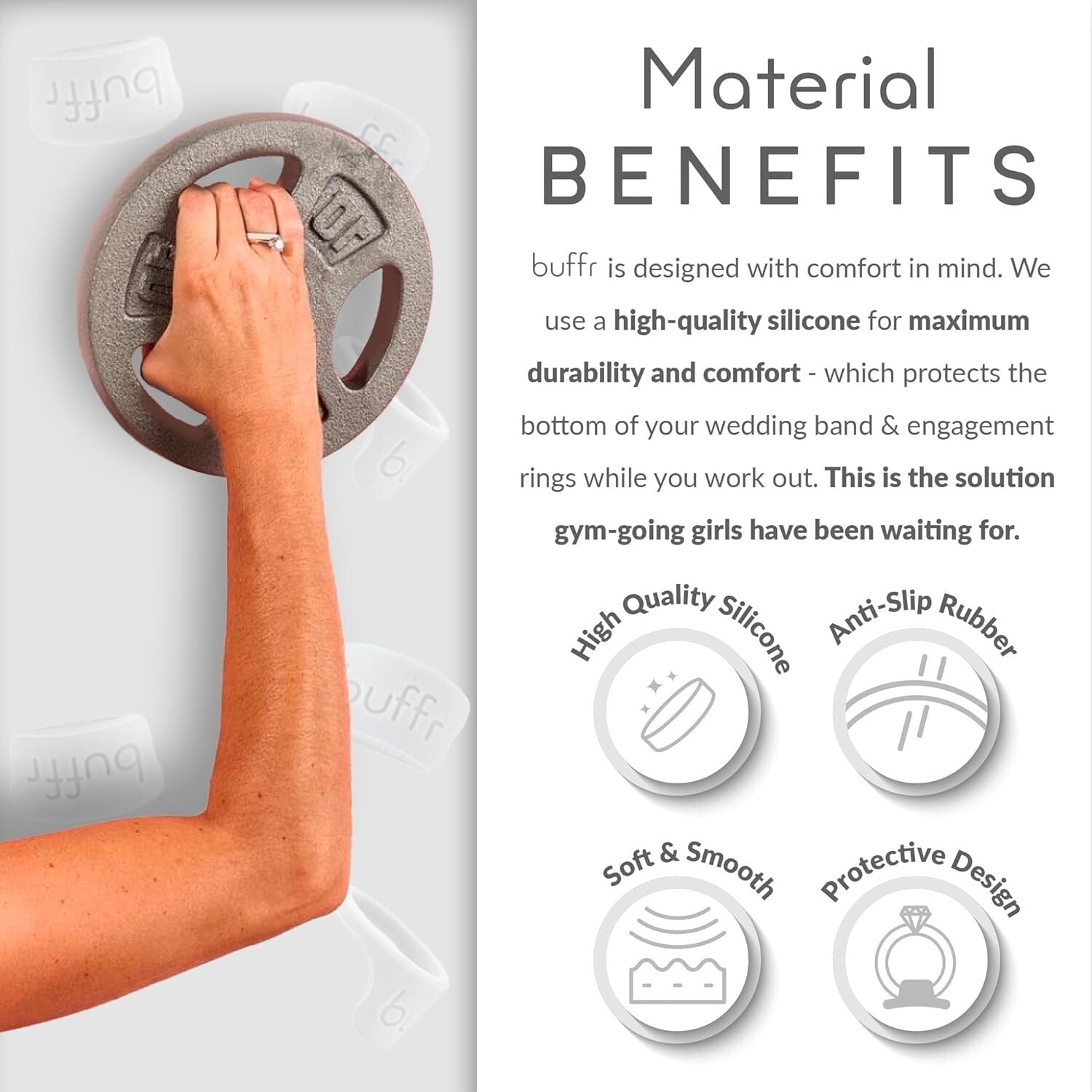 Fashionable Silicone Ring Cover for Active Lifestyles - Perfect for Gym & Yoga