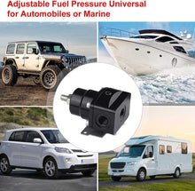Load image into Gallery viewer, Precision Adjustable Fuel Pressure Regulator with 1-3/4'' Gauge &amp; Aluminum Frame