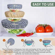 Load image into Gallery viewer, Improved Beeswax Bowl Covers - Eco-Conscious Kitchen Essentials in 5 Sizes