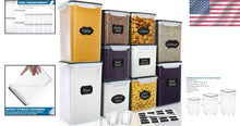 Load image into Gallery viewer, Space-Saving Airtight Food Storage Containers, 10-Pack - Durable &amp; Stylish