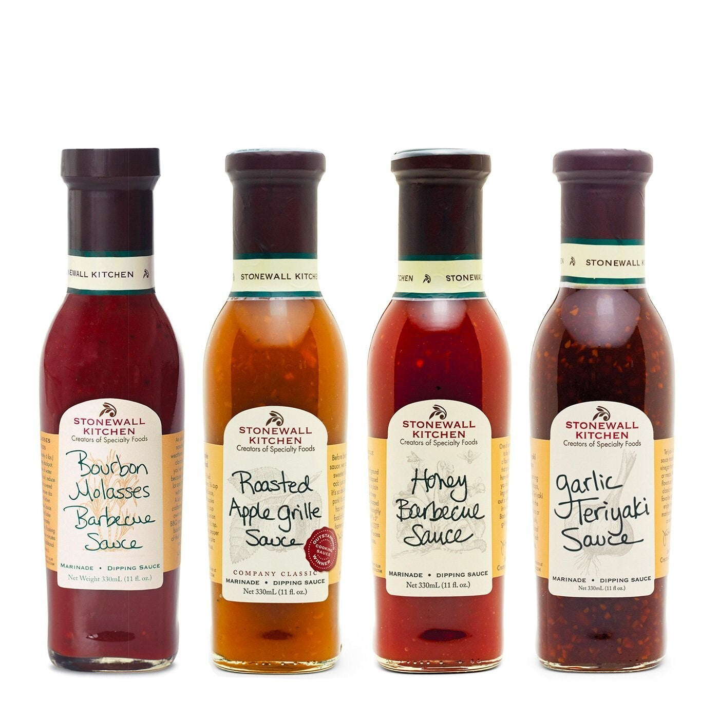 4 Piece Gourmet Grille Sauce Collection - Perfect for BBQ Lovers and Gifting