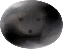Load image into Gallery viewer, Elegant 14.75" x 11" Hammered Black and Copper Oval Bowl - Fruit or Nut Use