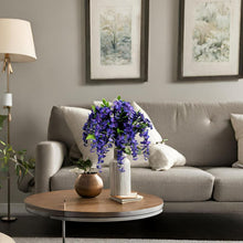 Load image into Gallery viewer, Vibrant Wisteria Hanging Flowers Set of 2 - Perfect for Weddings &amp; Memorial Days
