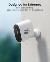 Load image into Gallery viewer, 166° Ultra-Wide Angle Wireless Solar Security Cameras with Color Night Vision