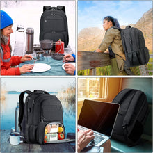 Load image into Gallery viewer, Insulated Lunch Backpack &amp; 17-Inch Laptop Carrier - Stylish &amp; Functional Design