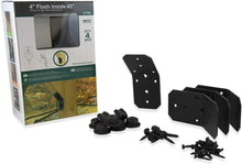 Load image into Gallery viewer, Heavy-Duty 45° Steel Angle Brackets - Black Powder Coated for Ultimate Strength