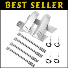 Load image into Gallery viewer, Master Forge Grill Replacement Parts - Stainless Steel Burners &amp; Heat Plates