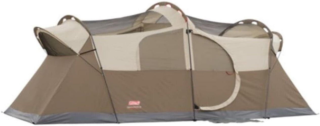 WeatherMaster 10-Person Camping Tent: Spacious & Weather-Resistant Design