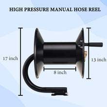Load image into Gallery viewer, Stainless Steel 150ft Hose Reel with Swivel Arm - Max 4000 PSI Pressure Capacity