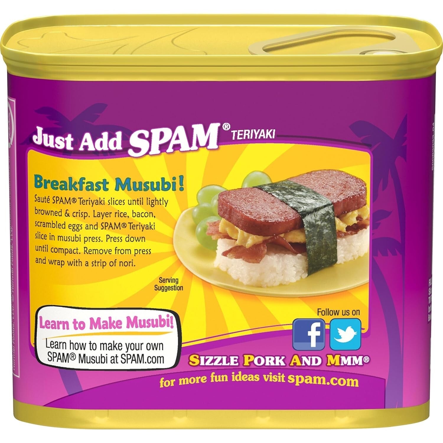 12 Ounce Teriyaki Pork Cans - Pack of 12 for Quick and Tasty Meal Solutions