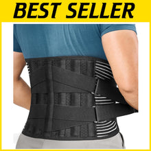 Load image into Gallery viewer, Unisex Lower Back Support Brace with Anti-Skid Design – Pain Relief &amp; Durability