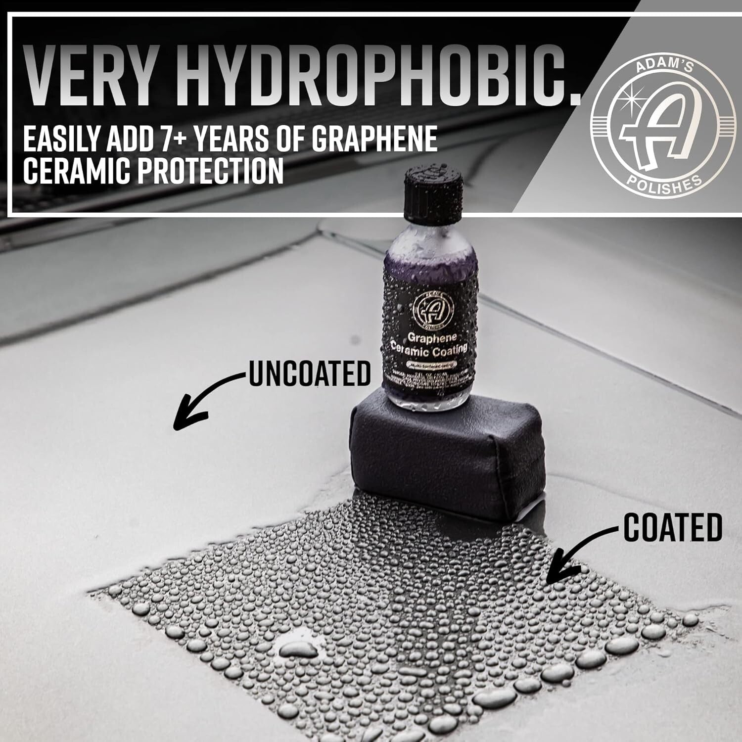 Hydrophobic 10H Ceramic Coating with UV Glow - 7 Years of Unmatched Protection