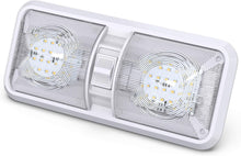 Load image into Gallery viewer, Super Bright 5-Pack Dome Light with 3-Way Switch for Boats and RVs - 550 Lumens