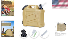 Load image into Gallery viewer, Portable 2.6 Gallon No Leakage Water Container with Spigot - Sand Color