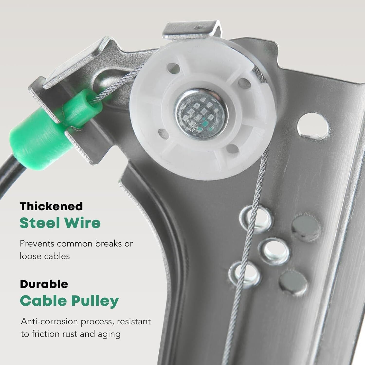 Power Window Regulator with 2-Pin Motor for Jeep Liberty 2002-2006 Driver Side