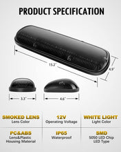 Load image into Gallery viewer, GMC Silverado/Sierra 2002-2007 LED Cab Marker Lights - Smoke Lens, Easy Install