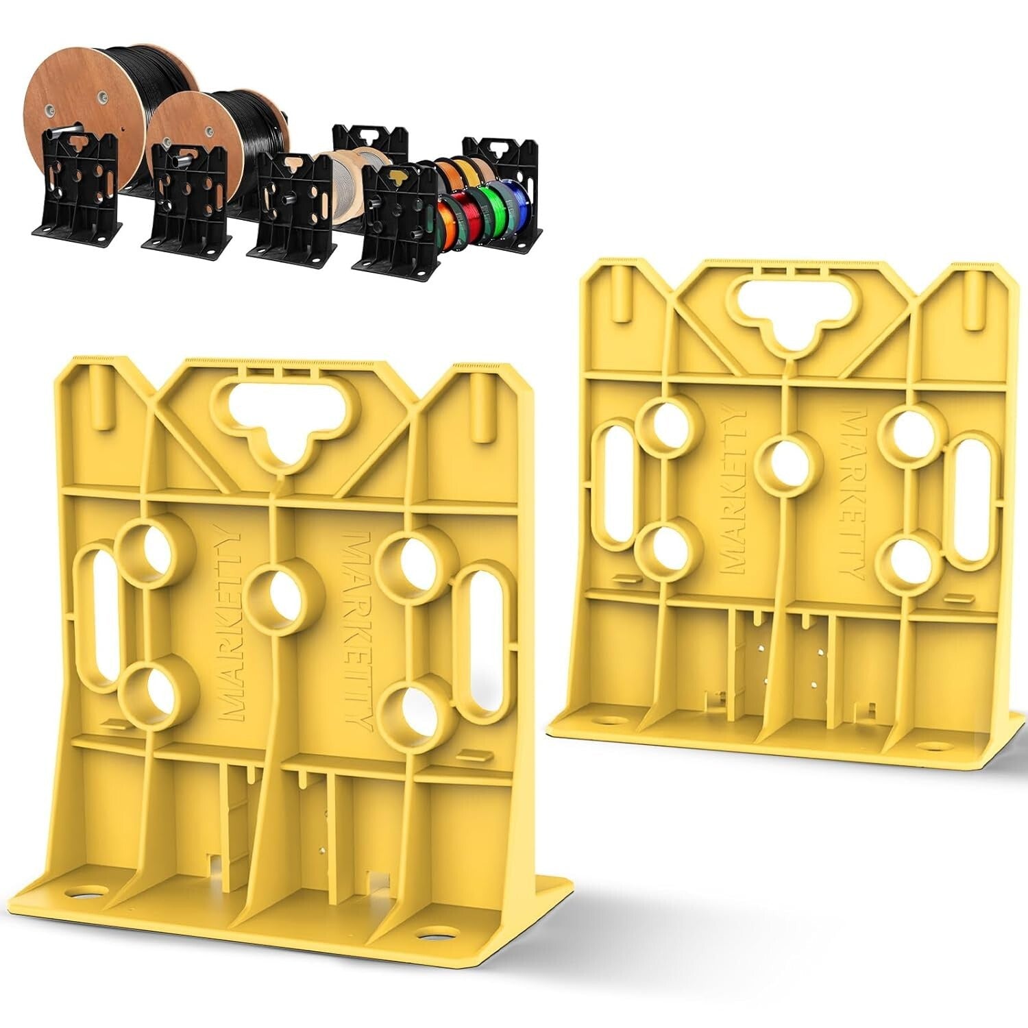 Versatile Wire Spool Caddy - Holds Up to 330 lbs, Ideal for Cable Organization