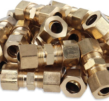 Load image into Gallery viewer, Versatile Brass Compression Unions, 3/8-Inch OD - Pack of 200 for Home Use