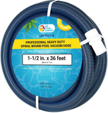 Load image into Gallery viewer, Spiral Wound Pool Vacuum Hose - 1-1/2" x 36' for Maximum Flow and Efficiency