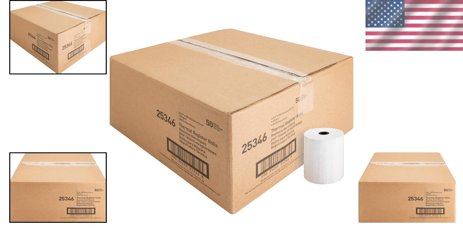 Effortless Replacement Thermal Paper Rolls - 50 Rolls for Consistent Performance