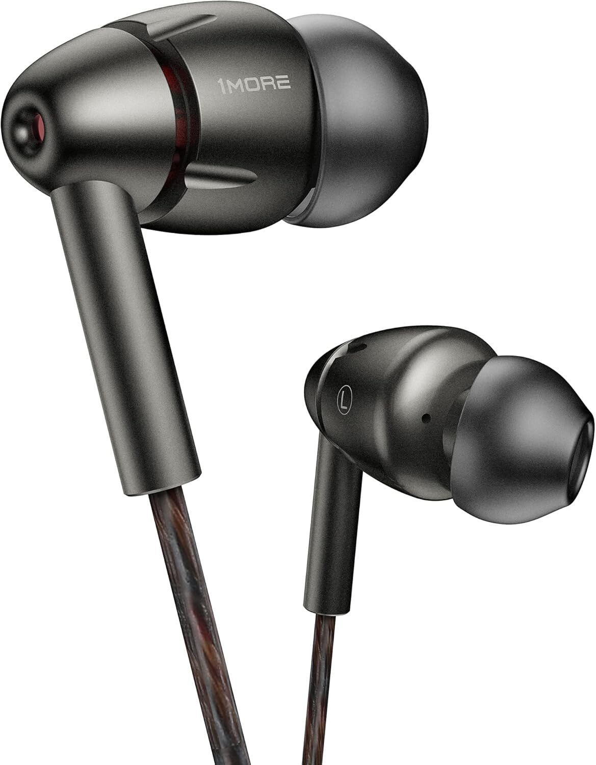 Elegant In-Ear Headphones with Aluminum Design - Perfect for Travel & Studio