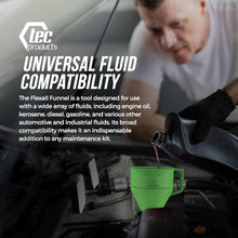 Load image into Gallery viewer, Anti-Spill Long Funnel for Automotive Use - Durable Nitrile Rubber Construction