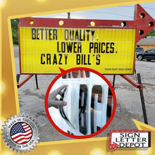 Load image into Gallery viewer, Premium 8” Flexible Letters and Numbers for Custom Outdoor Signage - 300 Pieces